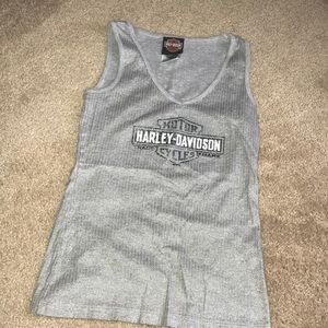 Shimmer Harley tank top